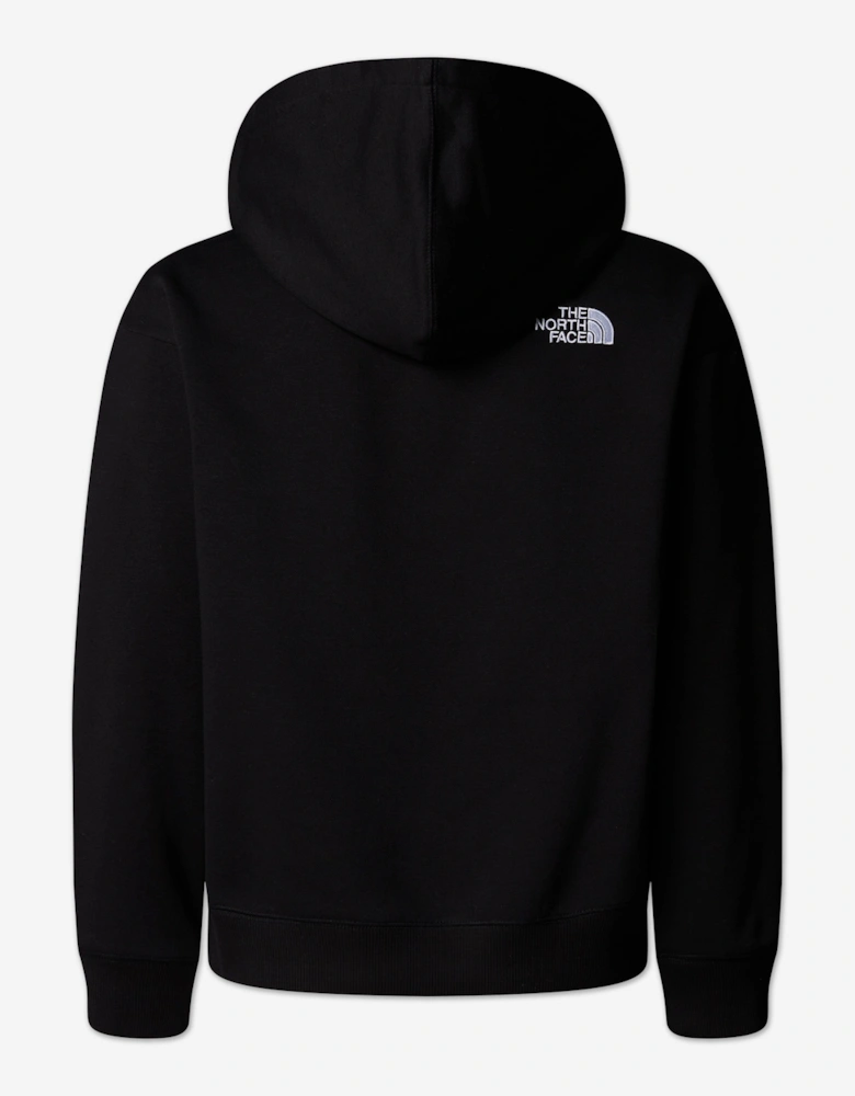 Kids Essential Oversized Hoodie in Black