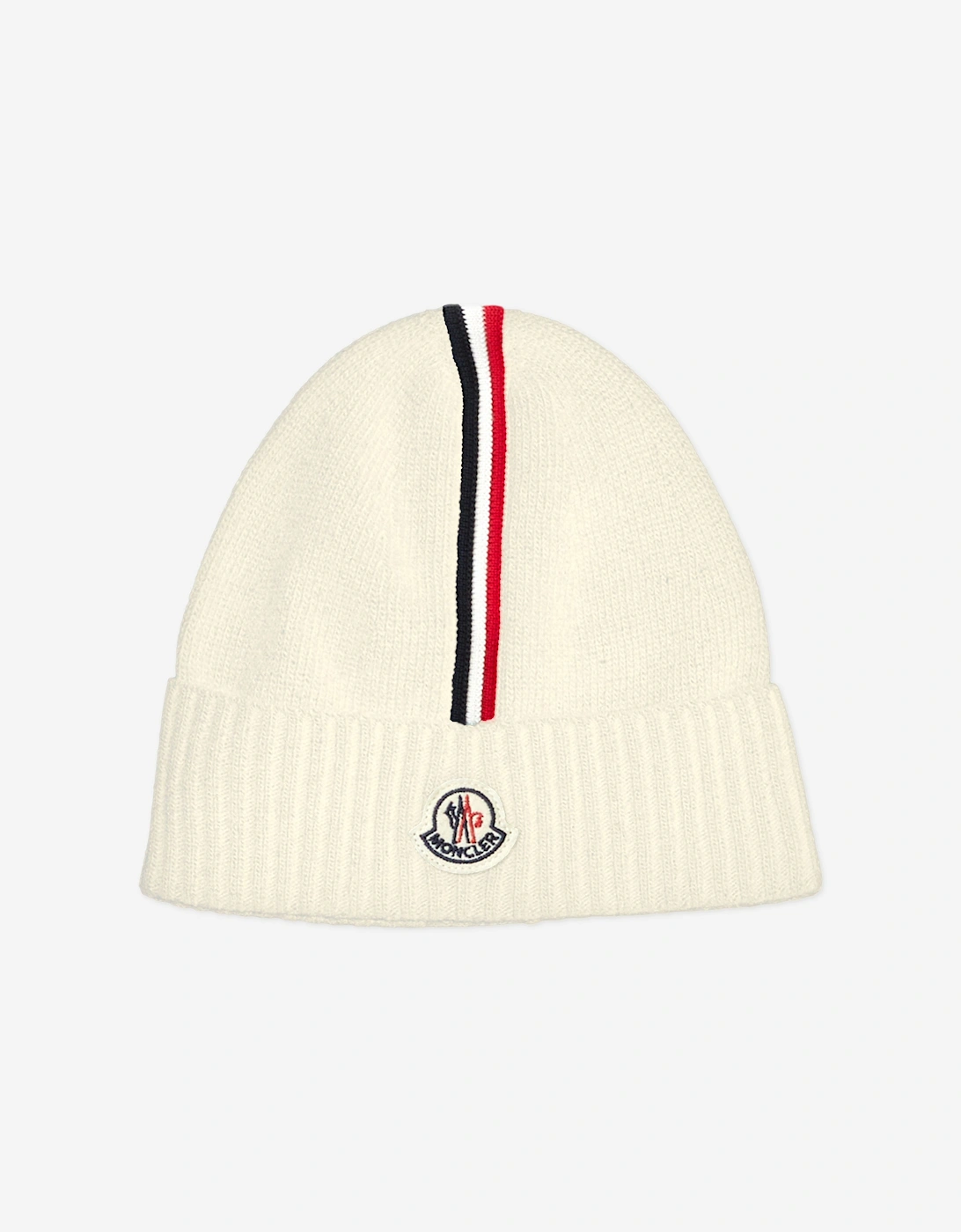 Kids Logo Beanie Hat in Ivory, 5 of 4