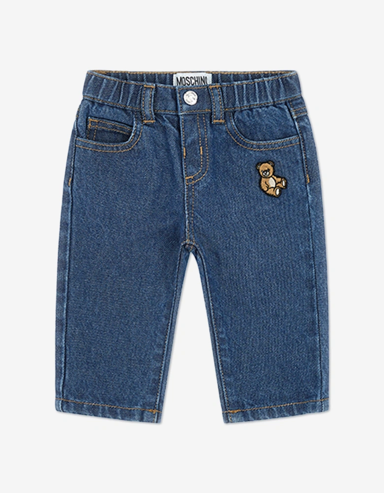 Baby Teddy Bear Jeans in Blue