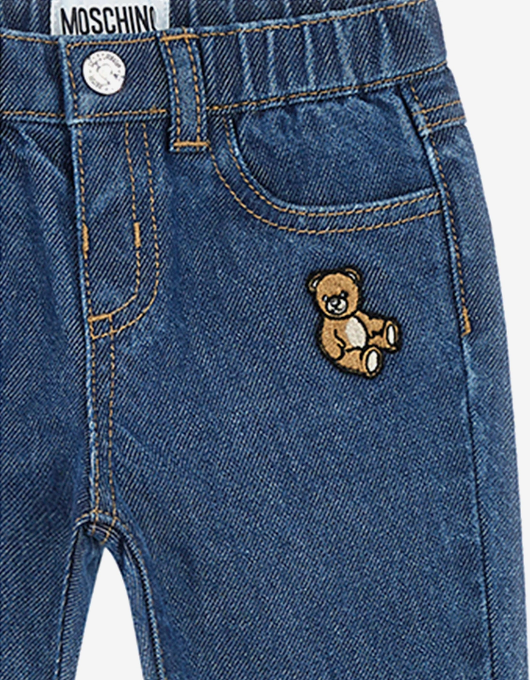 Baby Teddy Bear Jeans in Blue
