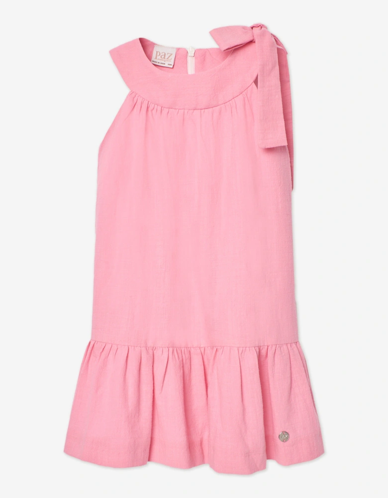 Girls Floral Dress in Pink