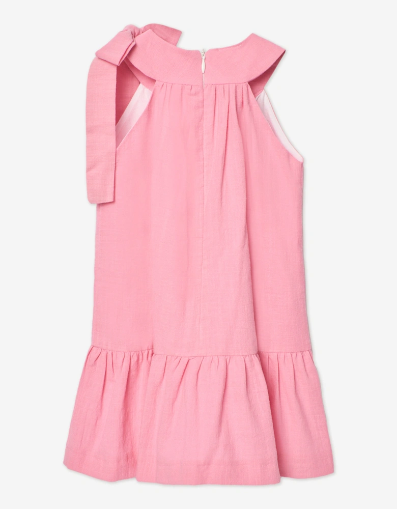 Girls Floral Dress in Pink