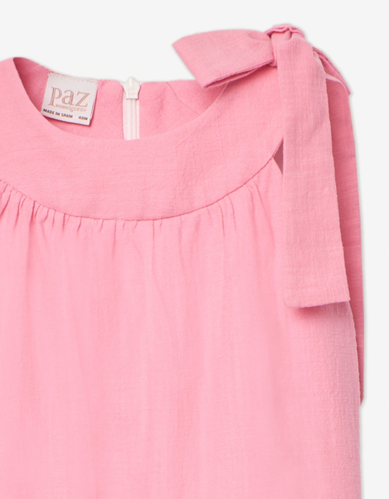 Girls Floral Dress in Pink