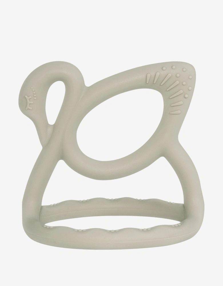 Baby Swan Teether in Grey