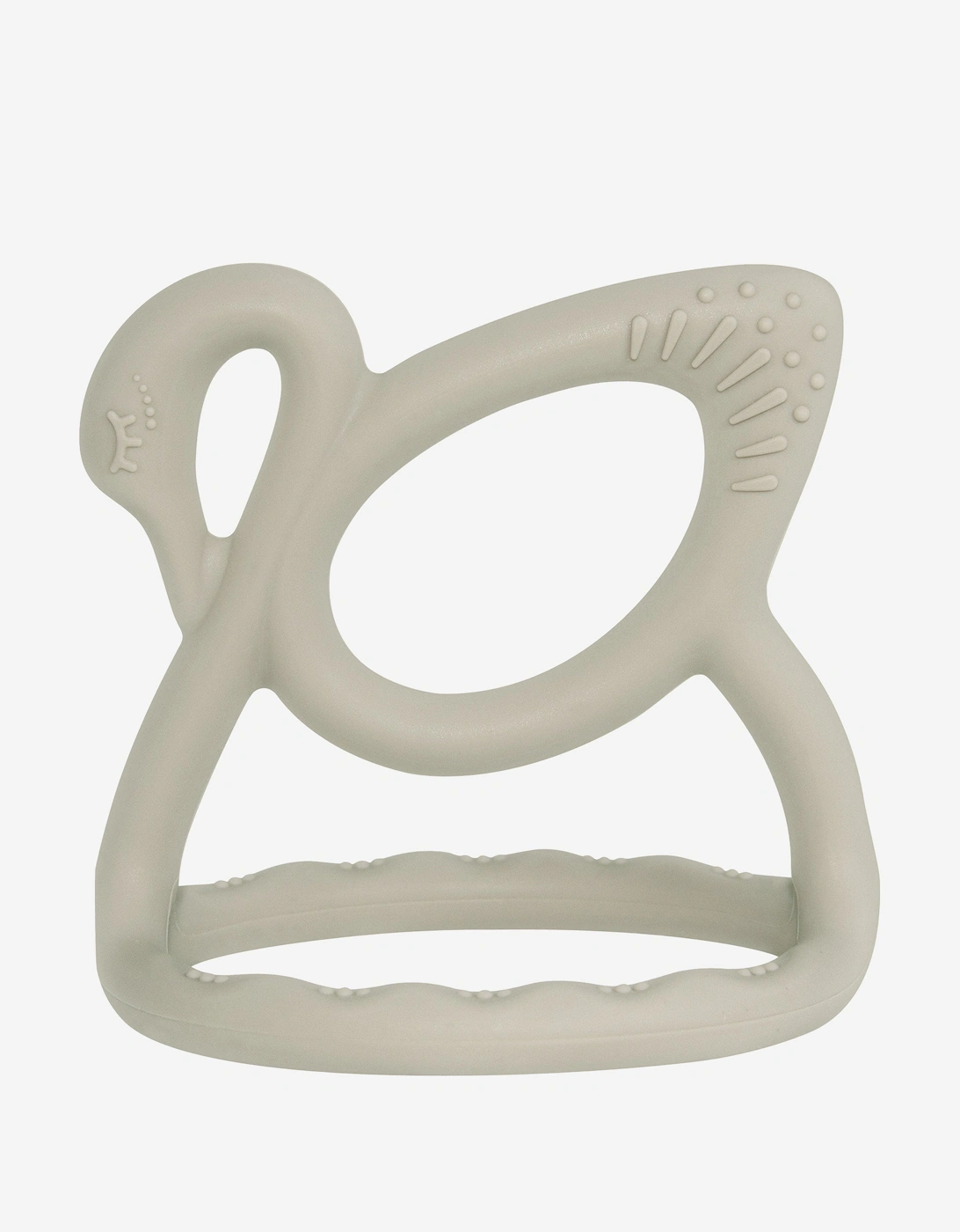 Baby Swan Teether in Grey, 3 of 2