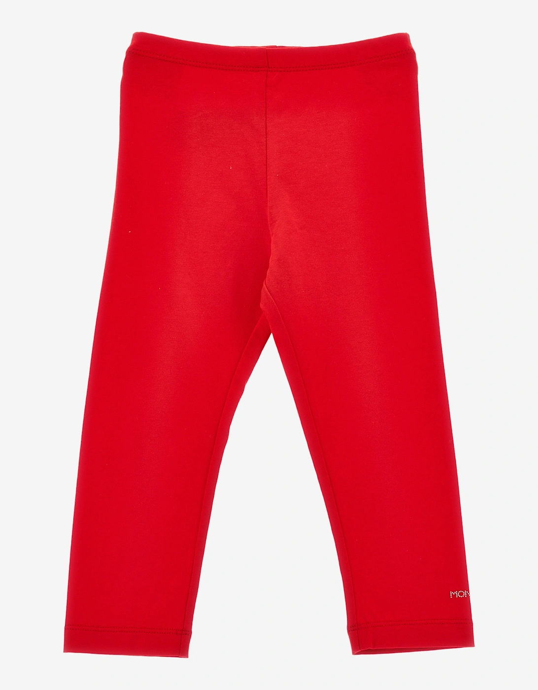 Girls Branded Leggings in Red, 5 of 4
