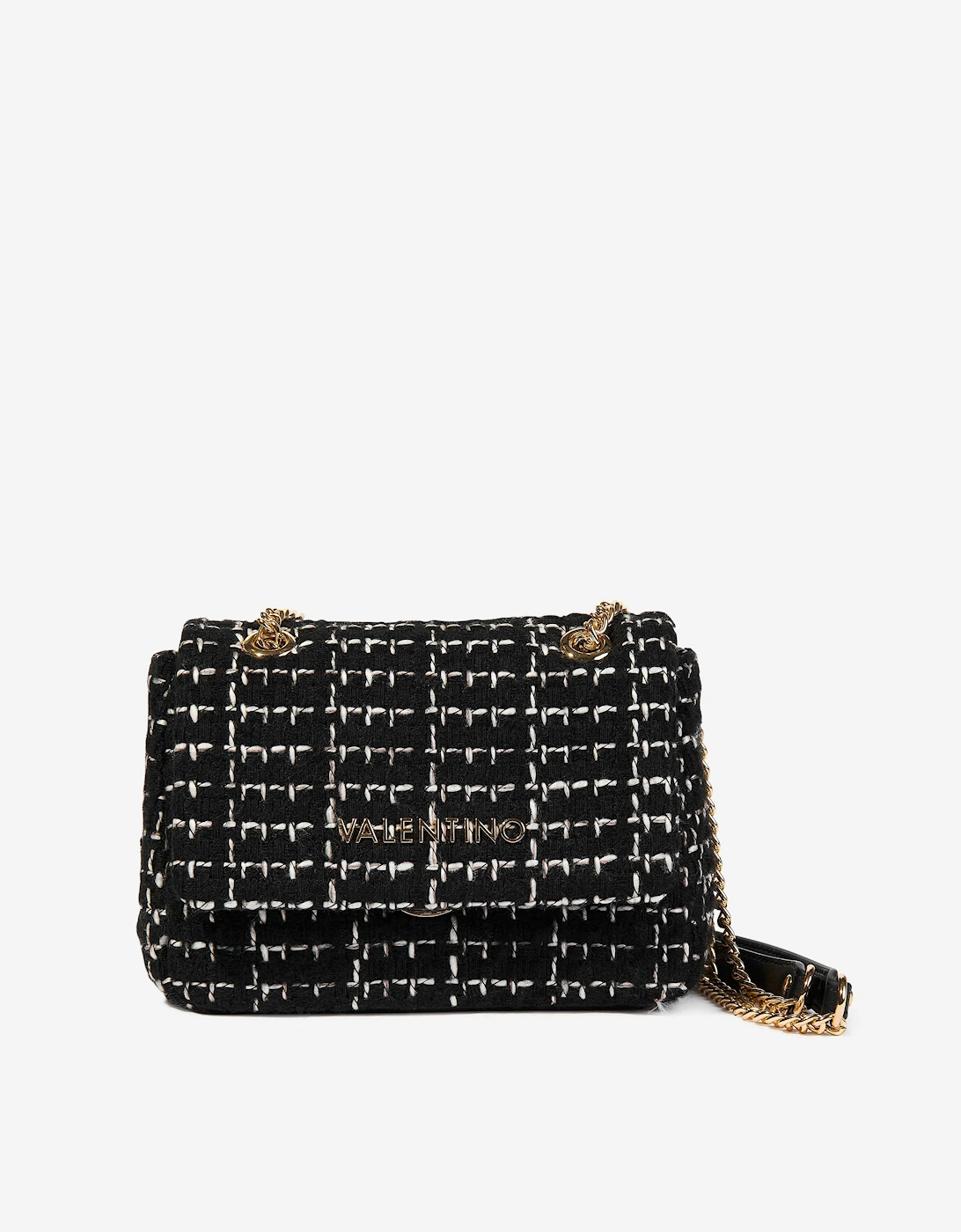 Tweed Flap Bag in Black (18.5cm), 7 of 6