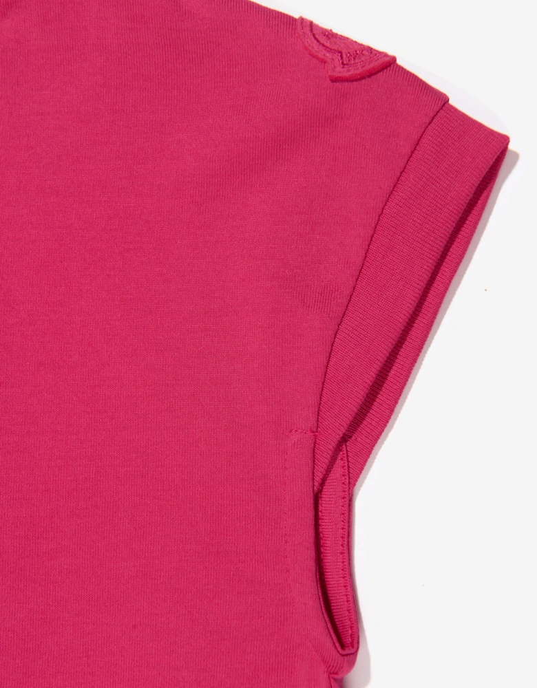 Enfant Girls Logo Graphic T-Shirt in Pink