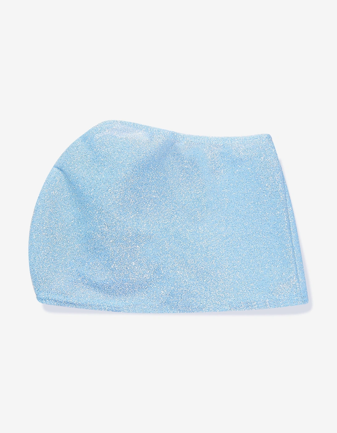 Girls Ruffled Flower Tinky Cover Up Skirt in Blue