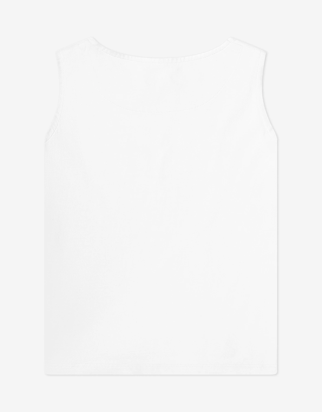 Girls Marcie Logo Tank Top in White