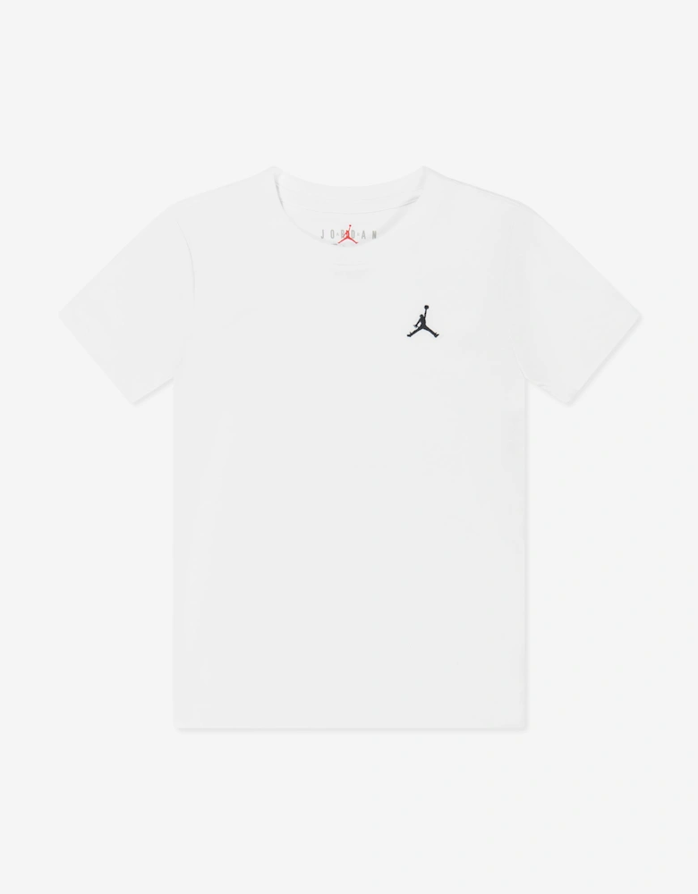 Jordan Boys Jumpman Air Embroidered T-Shirt in White
