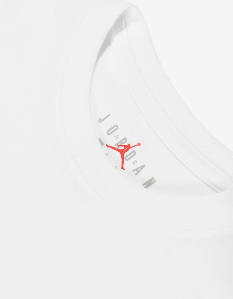 Jordan Boys Jumpman Air Embroidered T-Shirt in White