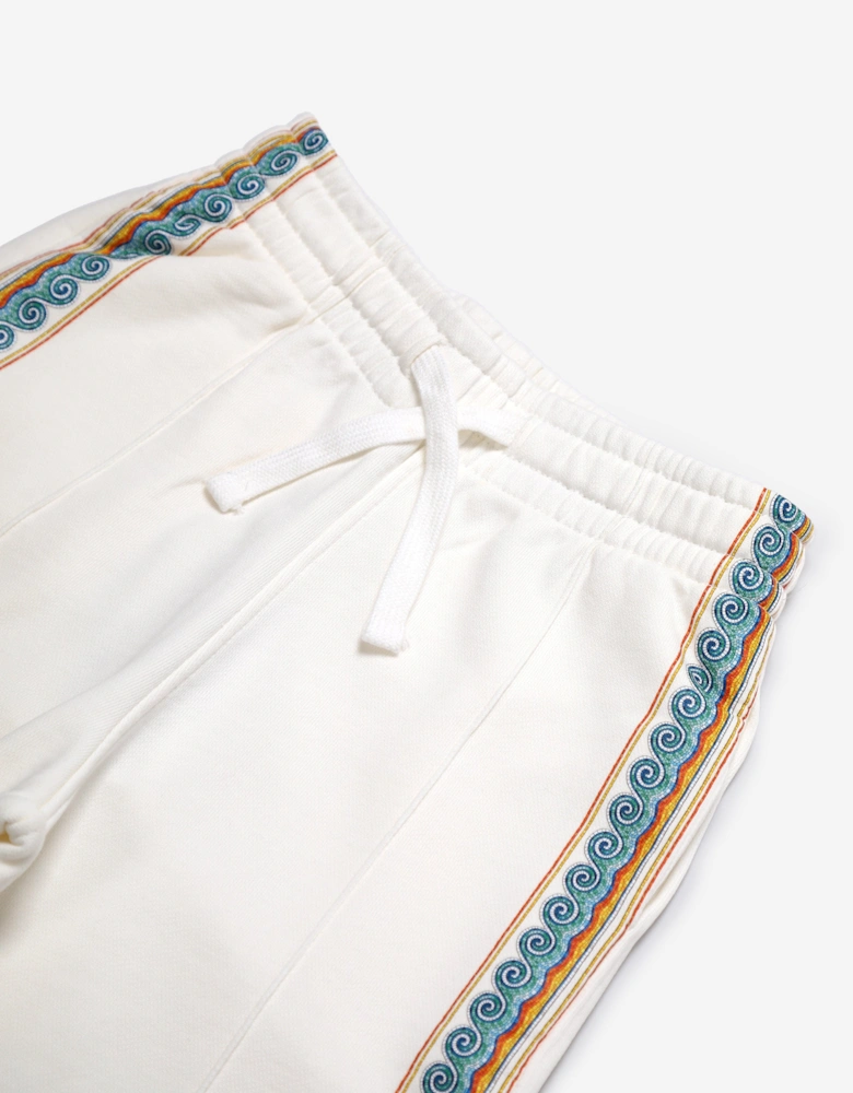 Kids Greco Wave Joggers in White