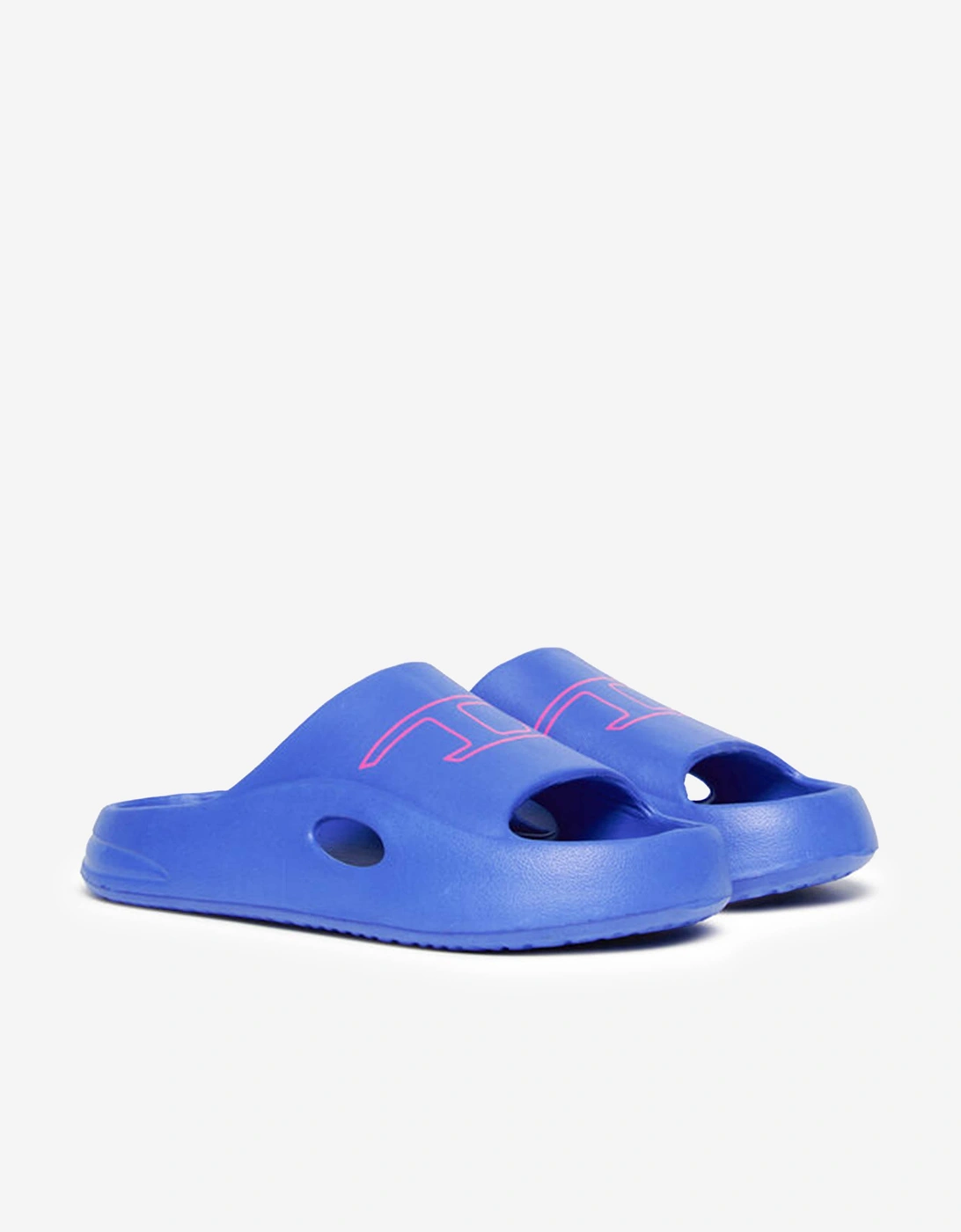 Kids Logo Sliders in Blue