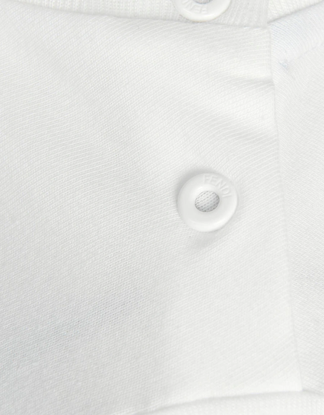 Baby Boys FF Logo Trim T-Shirt in White