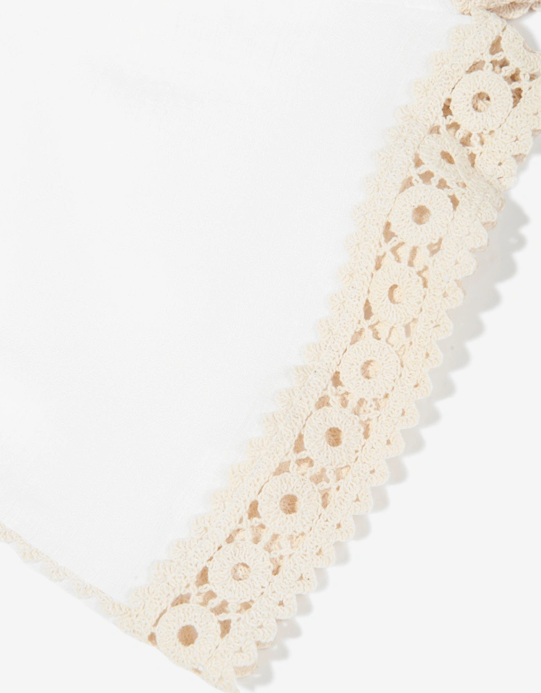 Girls Wylie Trimmed Shorts in Ivory