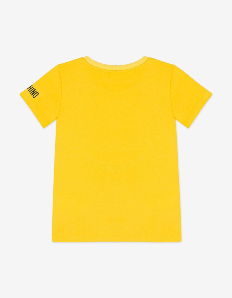 Kids Smiley Face T-Shirt in Yellow