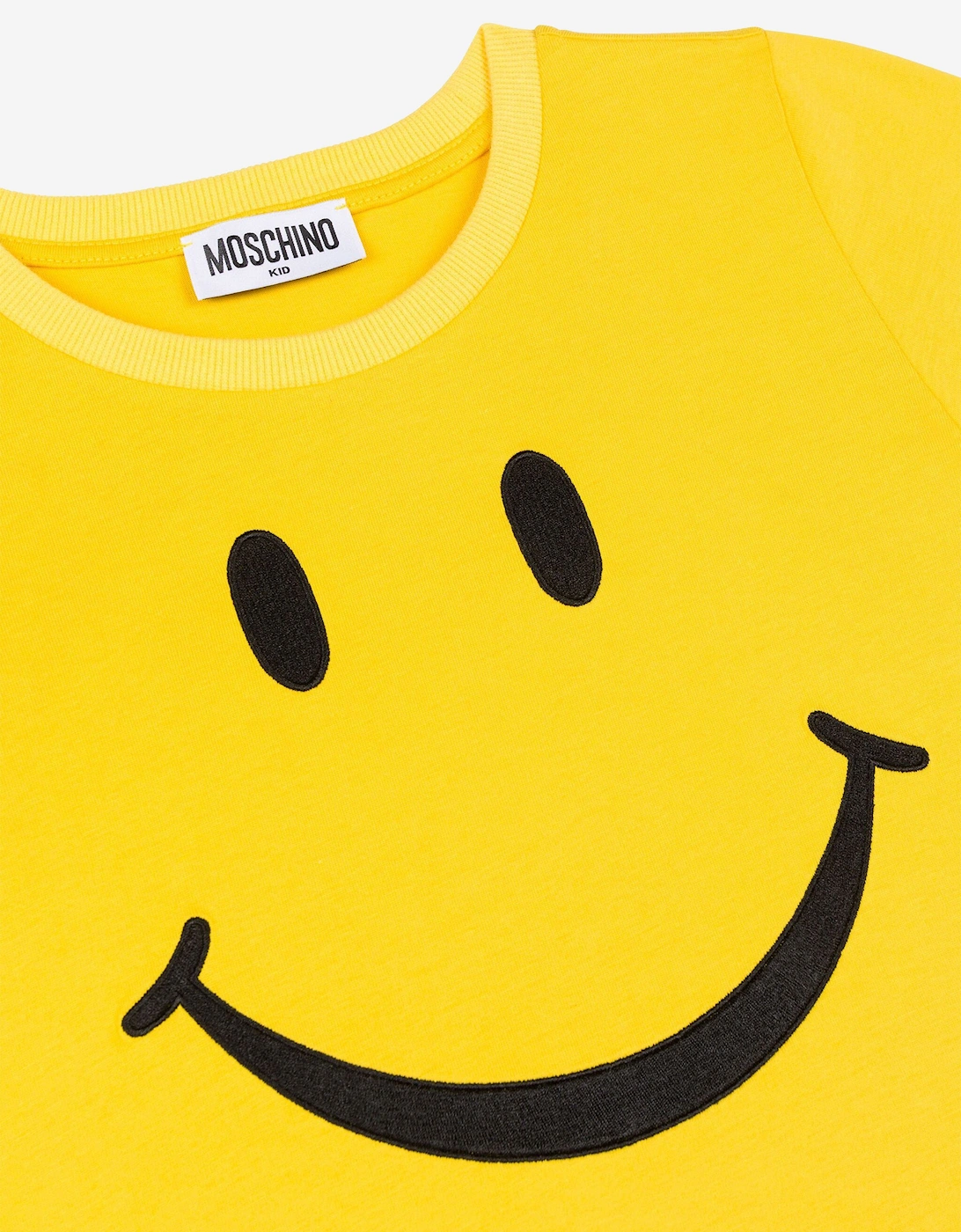 Kids Smiley Face T-Shirt in Yellow