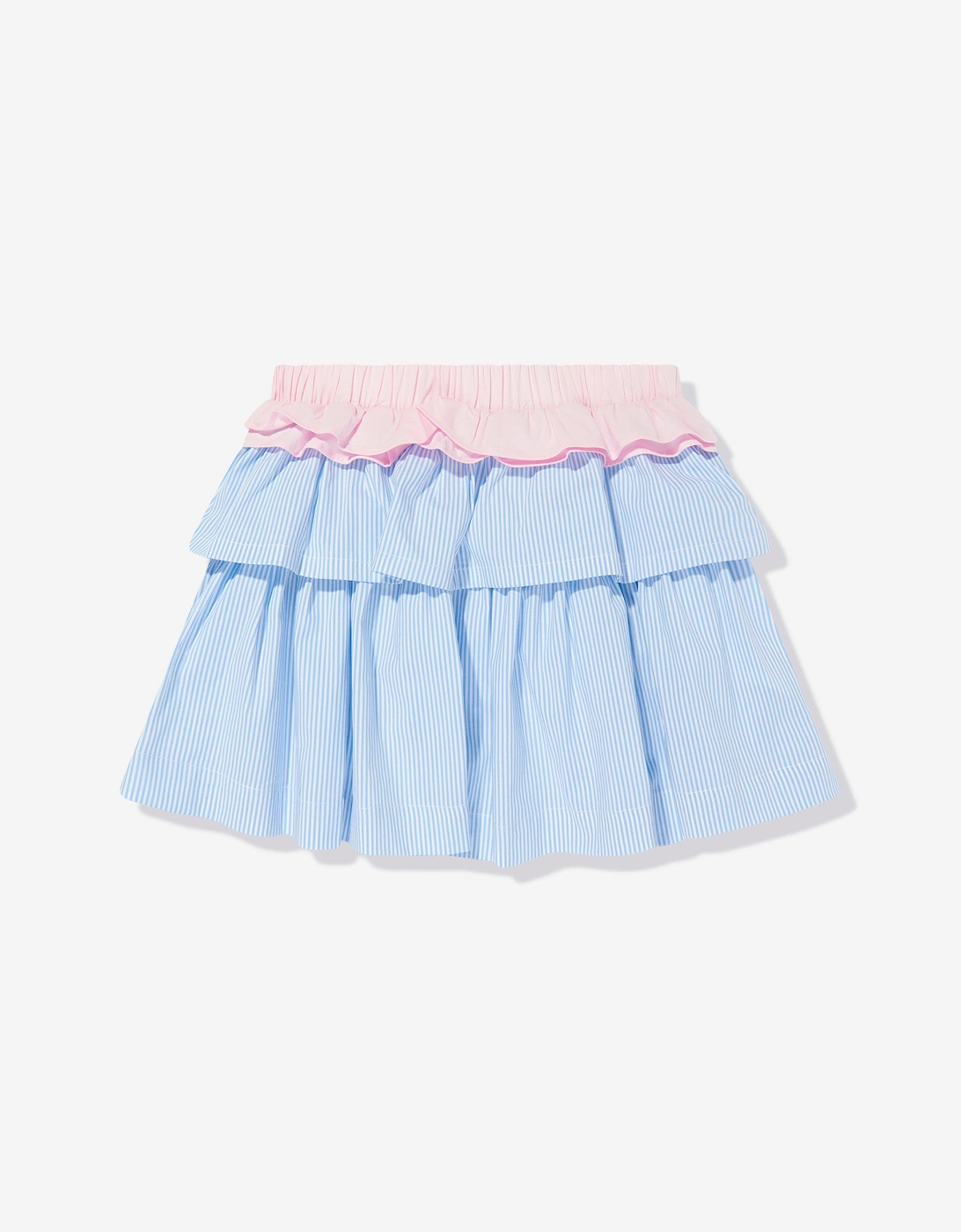 Girls Poplin Skirt in Blue