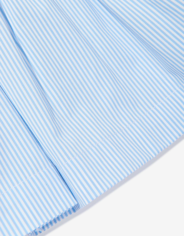 Girls Poplin Skirt in Blue