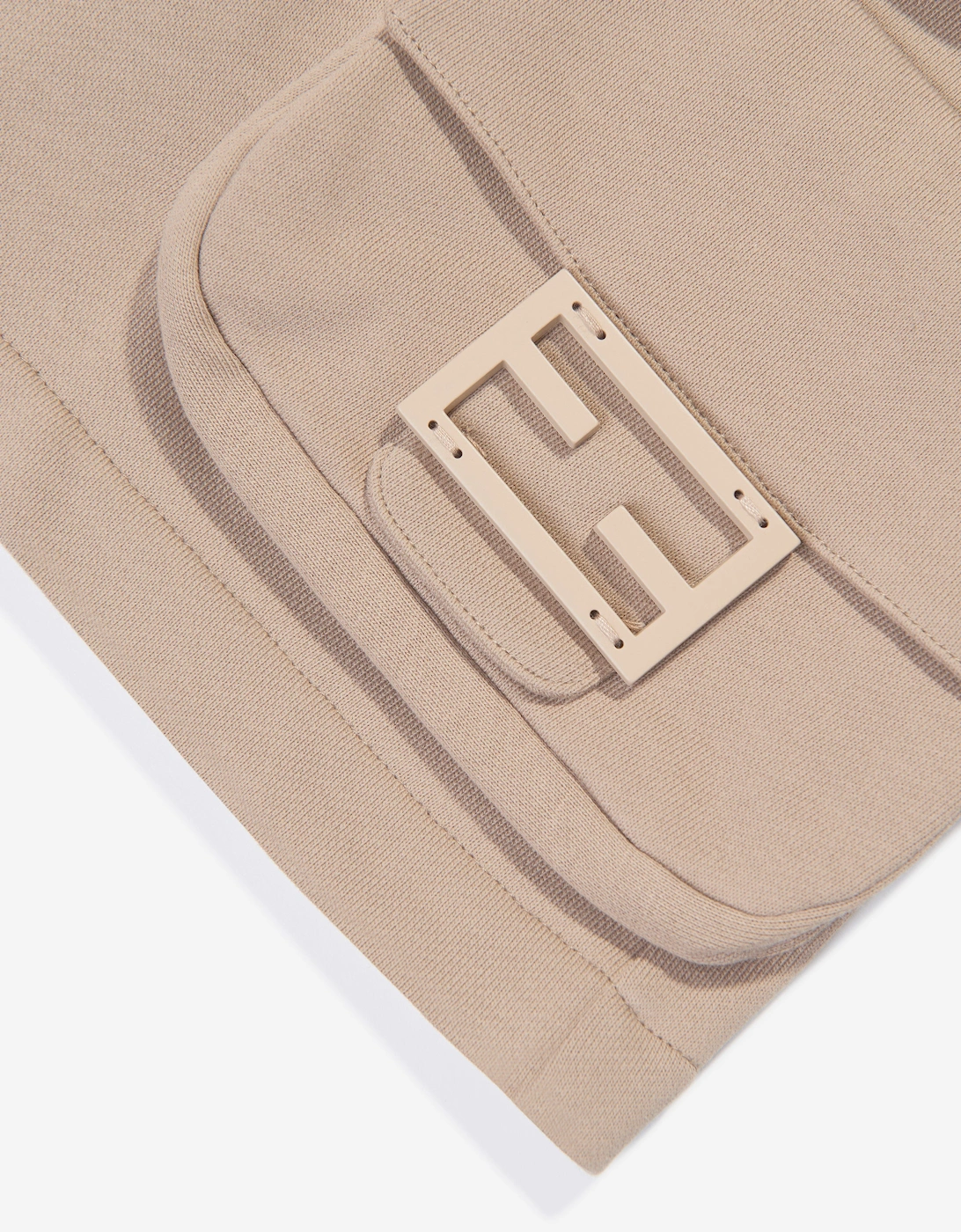 Boys Baguette Pocket Cargo Shorts in Beige