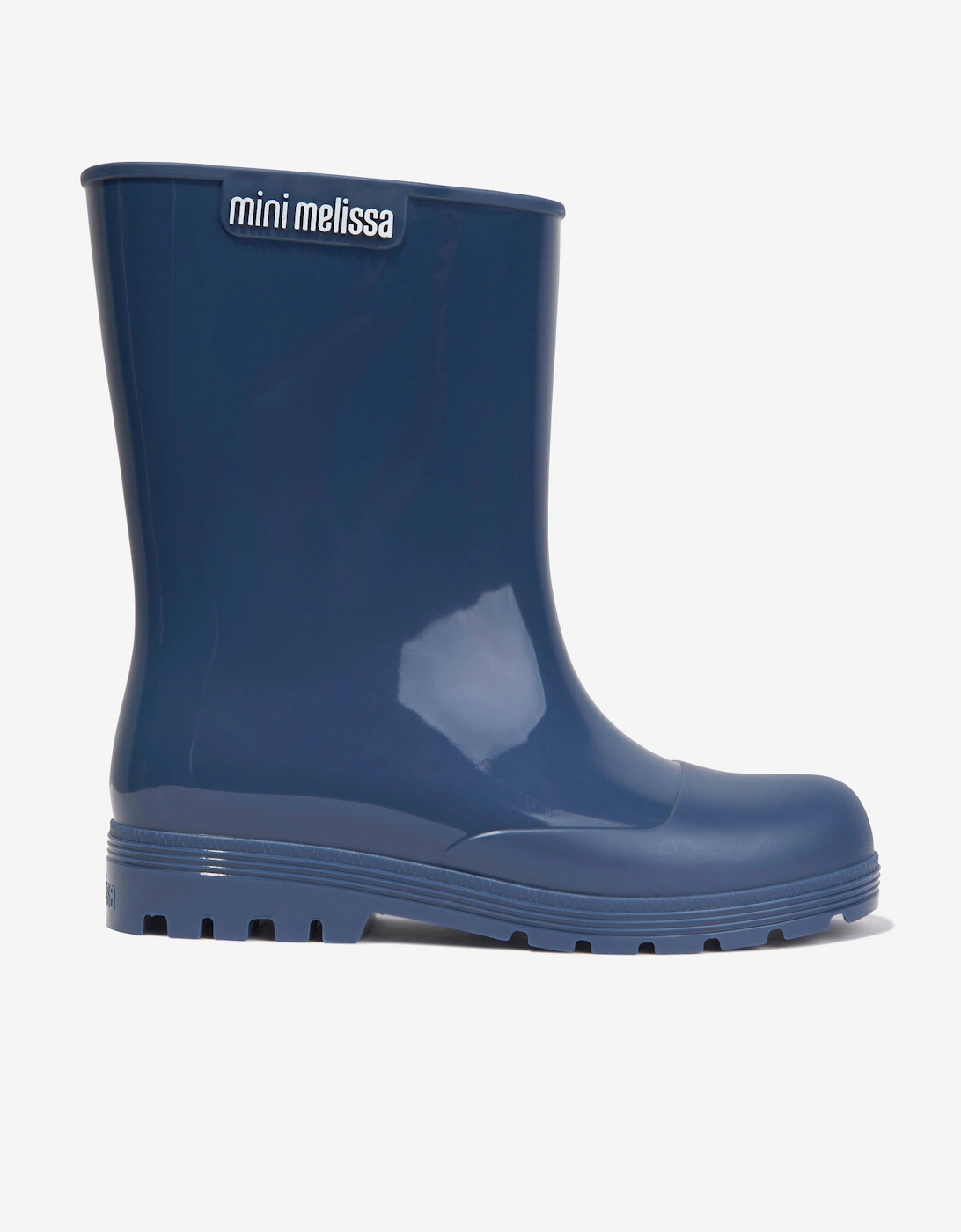 Girl's Mini Melissa Girls Welly Boots in Navy - Blue - Size: 2.5 (older)