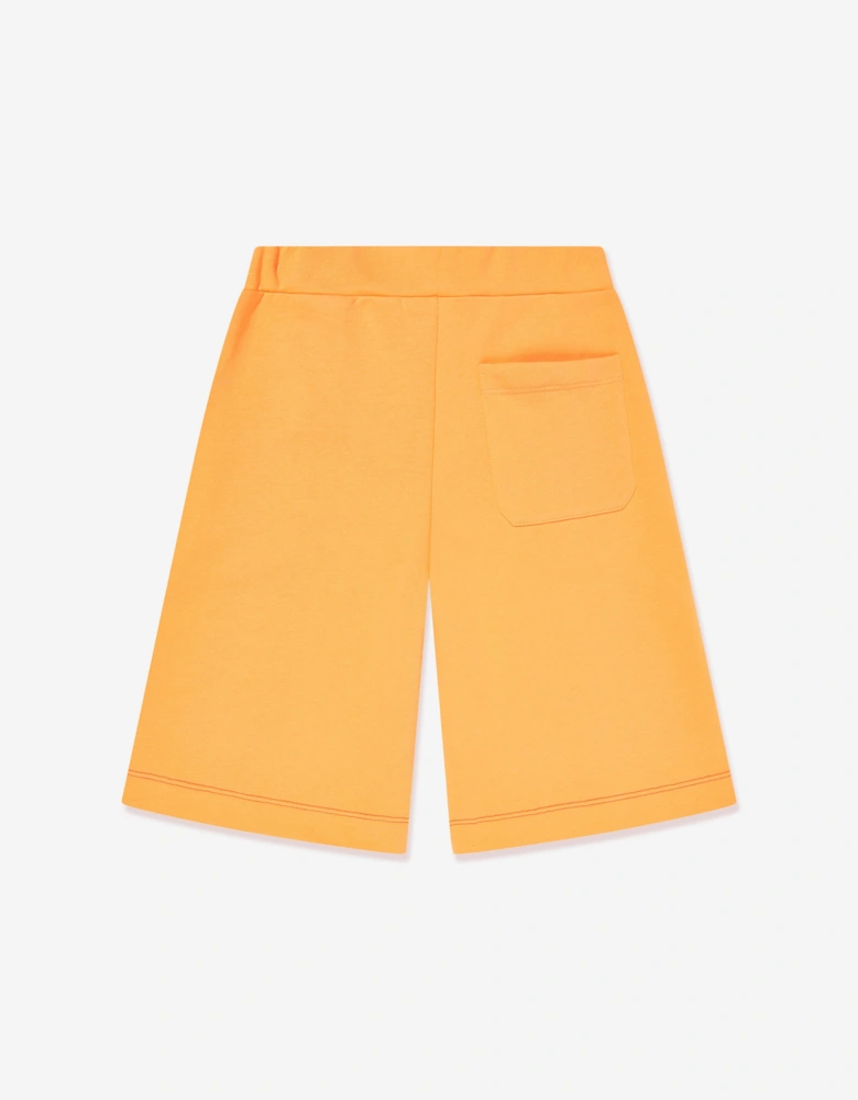 Boys Logo Jersey Shorts in Orange