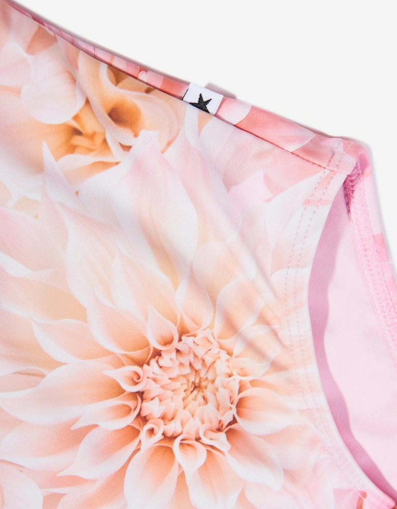 Girls Nilla Dahila Swimsuit in Pink (UPF50+)