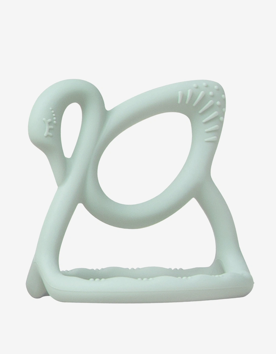 Girl's Bloom Bambini Baby Swan Teether in Green - Size: ONE size,