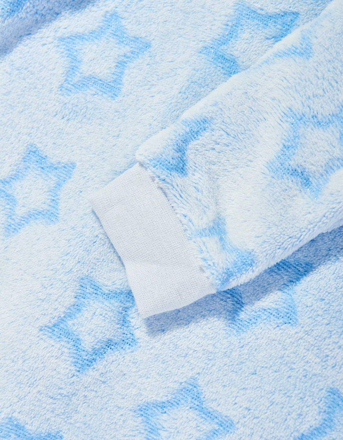 Baby Boys Fleece Babygrow in Blue