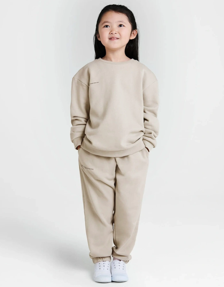 Kids 365 Midweight Track Pants in Beige