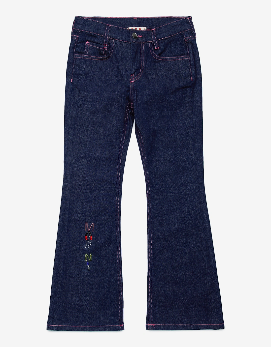 Girls Flared Jeans in Blue, 5 of 4