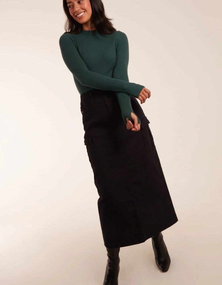 Pocket Midi Skirt
