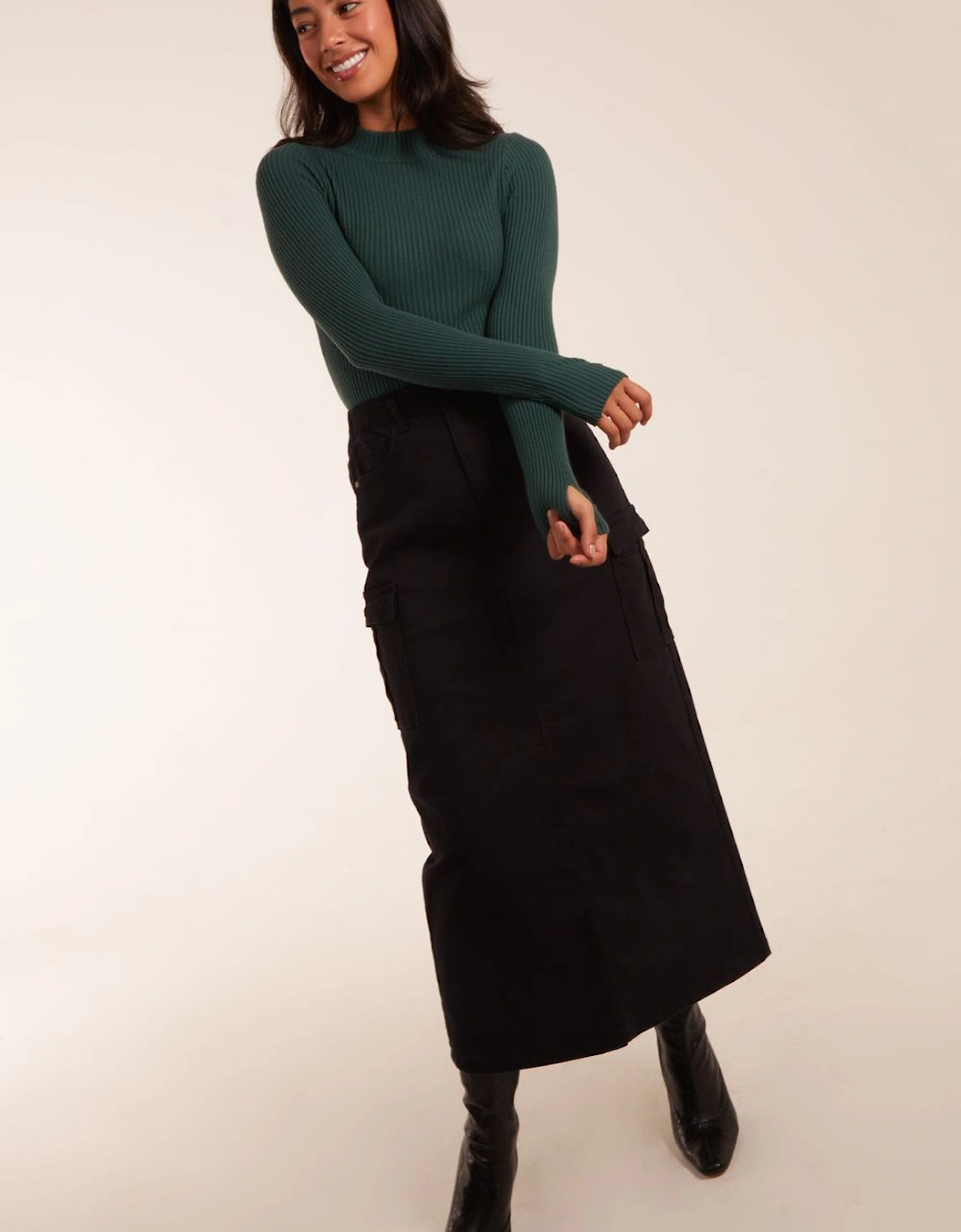 Pocket Midi Skirt, 2 of 1