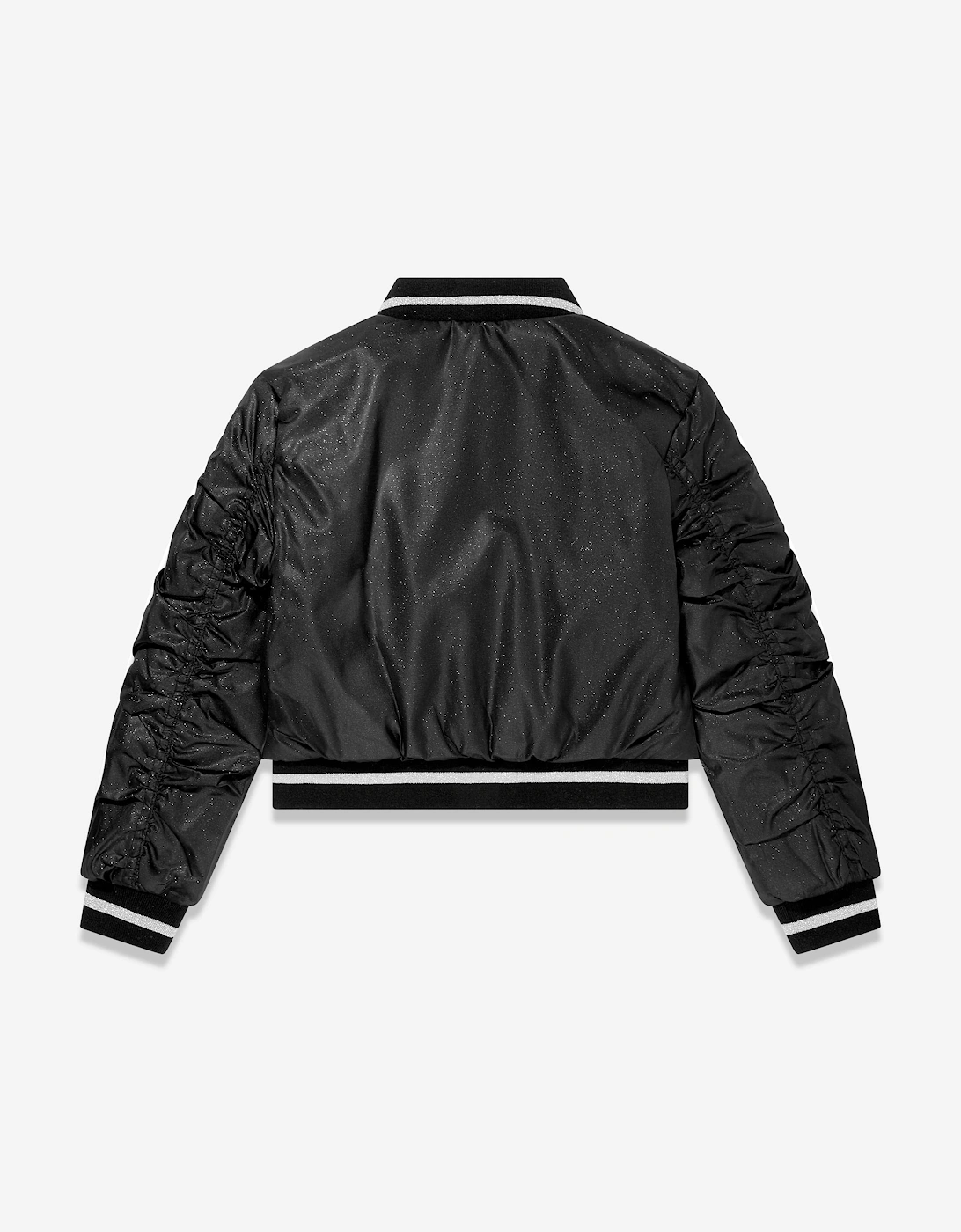 Girls Reversible Padded Bomber Jacket in Black