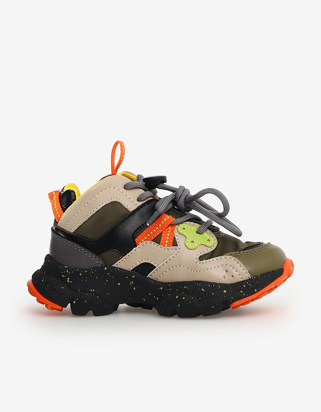 Boy's Flower Mountain Kids Yamano 3 High Trainers in Multicolour - Size: 2.5 (older)