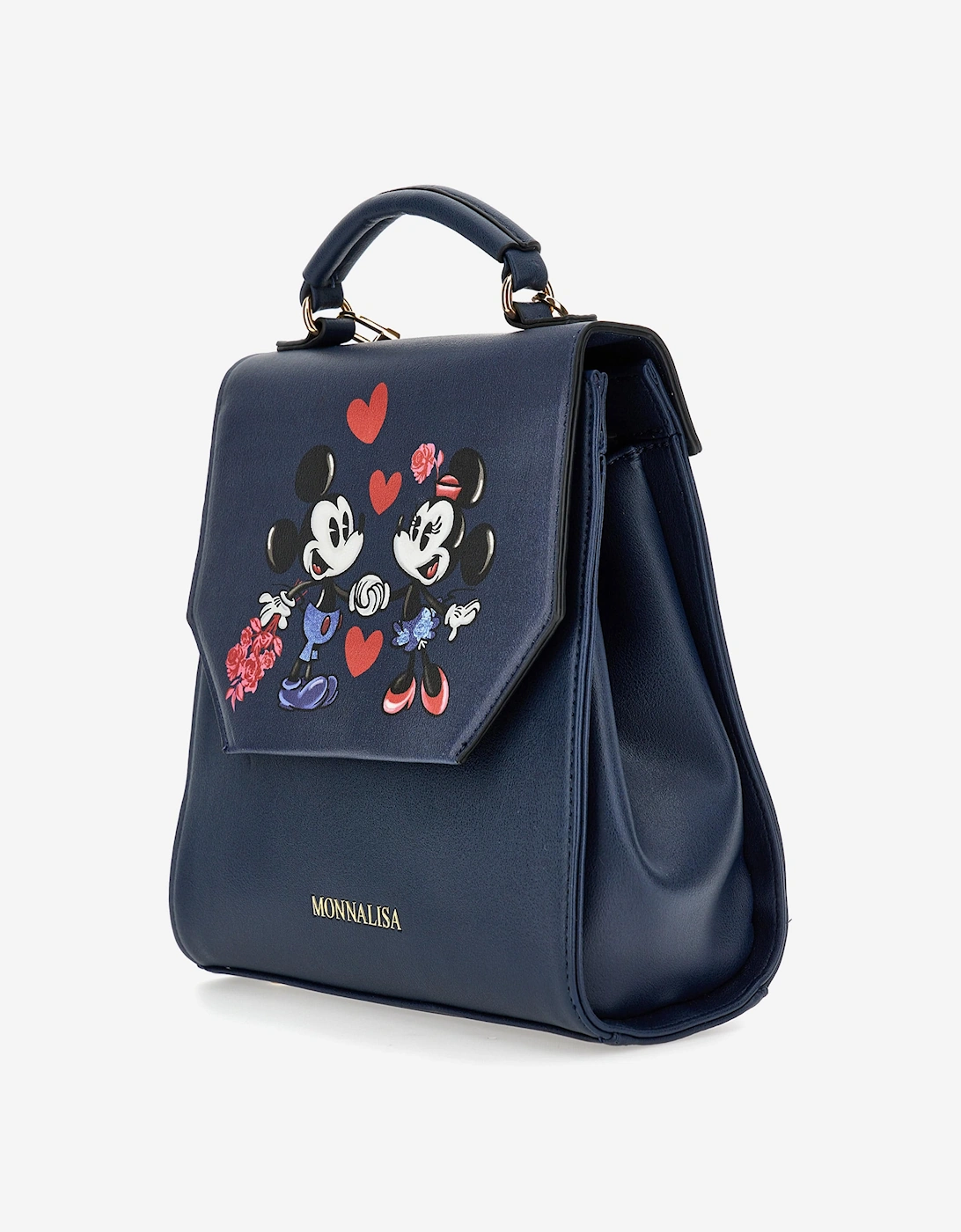 Girls Mickey and Minnie Backpack in Navy (25cm)