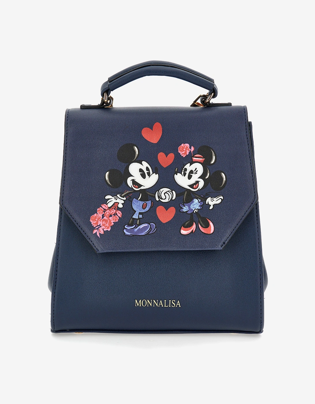Girls Mickey and Minnie Backpack in Navy (25cm), 5 of 4