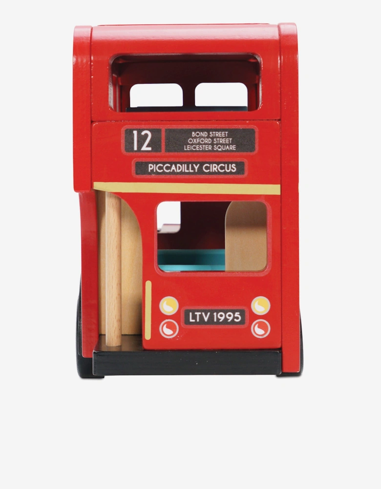 London Wooden Bus (36 x 13 x 23cm)