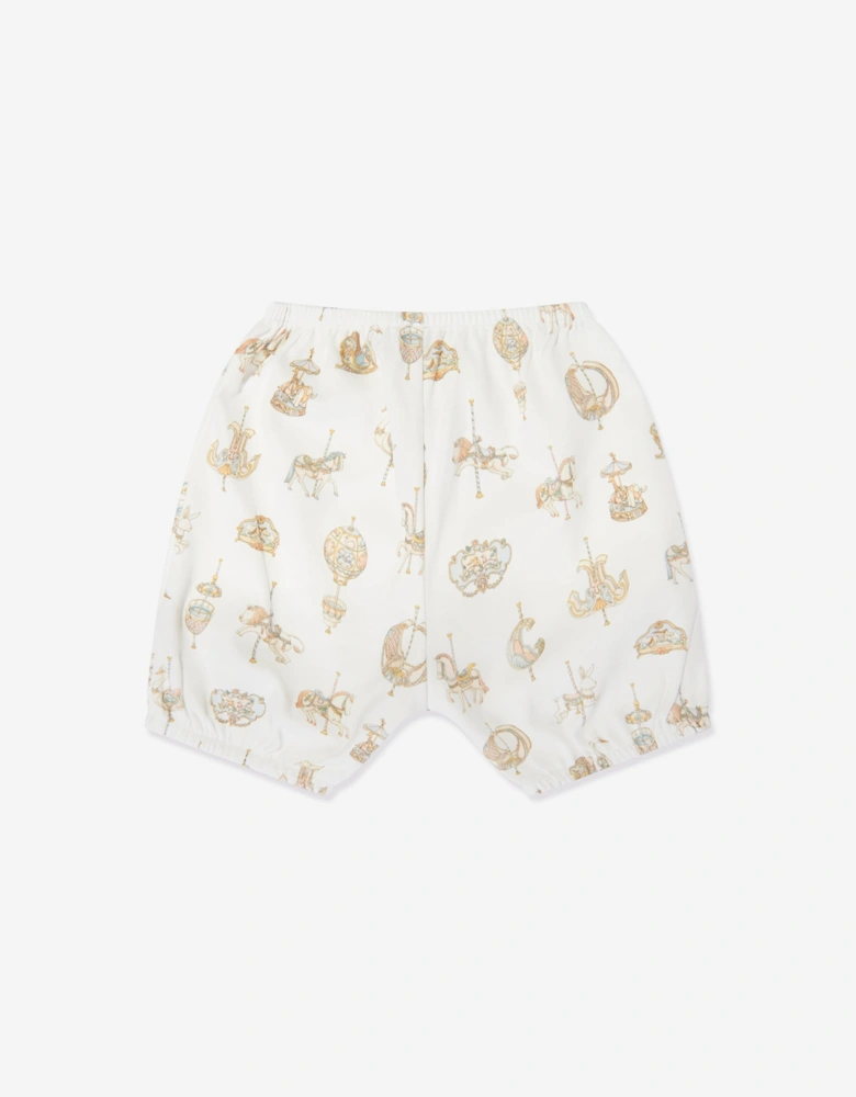 Baby Carousel Bloomers in White
