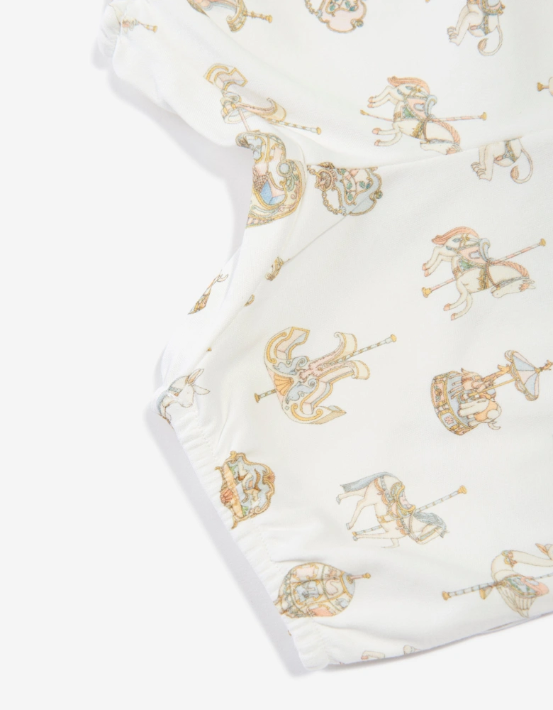 Baby Carousel Bloomers in White