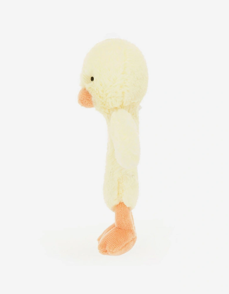 Bashful Duckling Ring Rattle in Yellow (18cm)