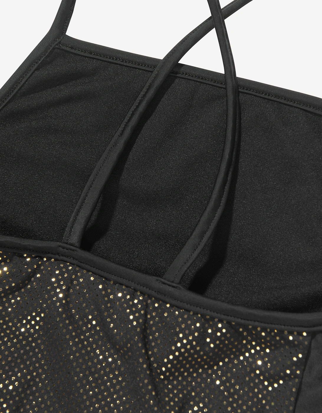 Girls Logo Swimsuit in Black