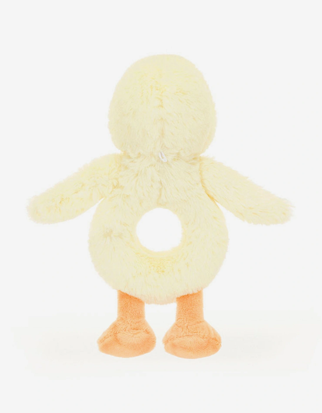 Bashful Duckling Ring Rattle in Yellow (18cm)