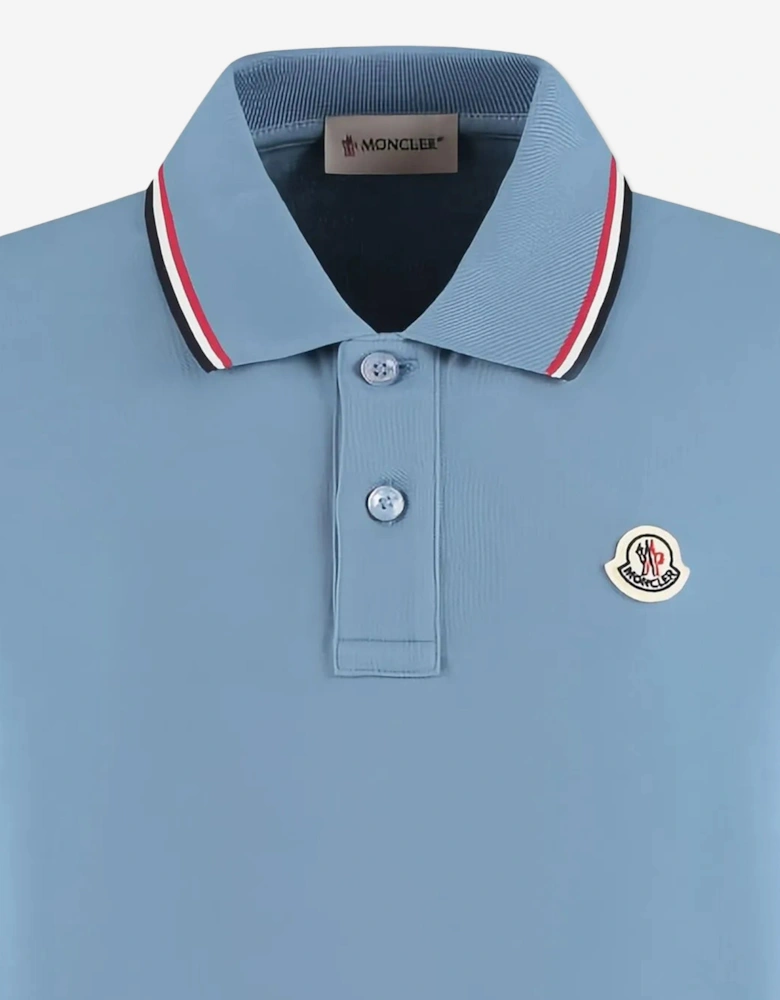 Boys Logo Polo Shirt in Blue