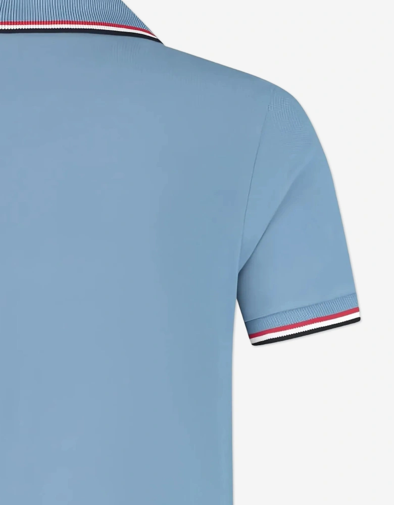 Boys Logo Polo Shirt in Blue
