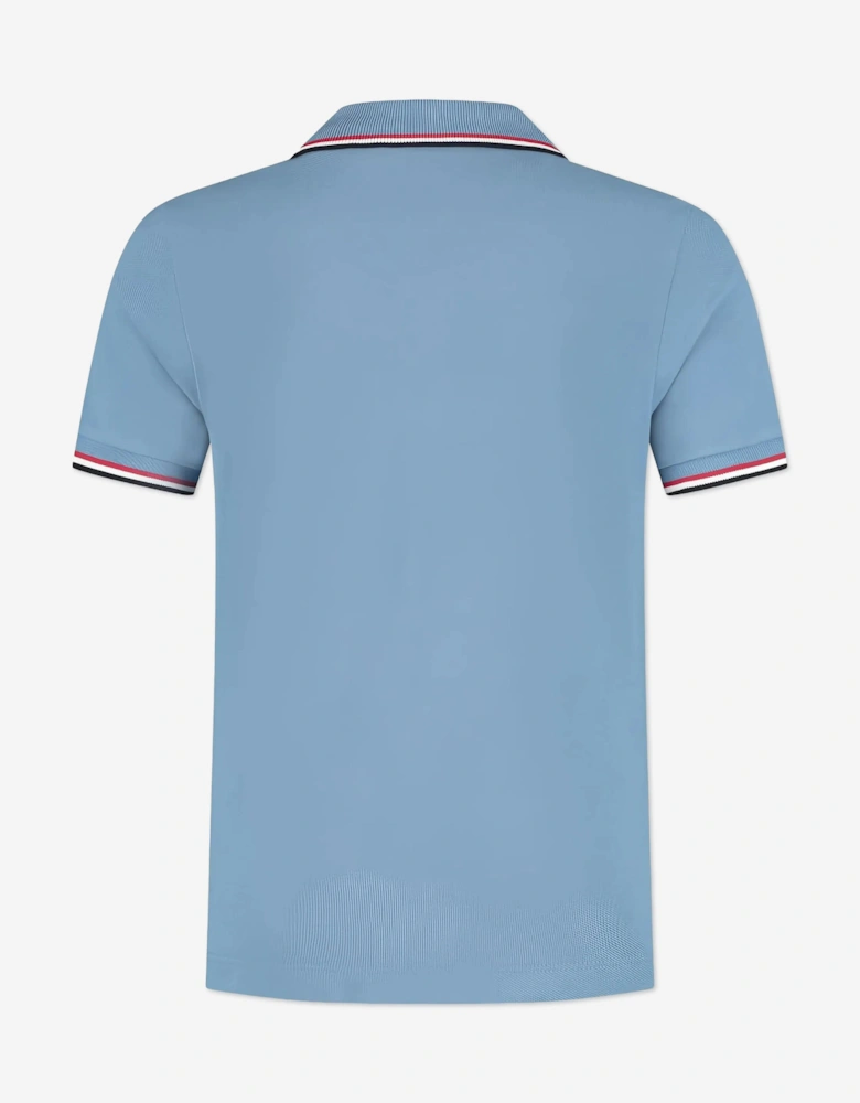 Boys Logo Polo Shirt in Blue