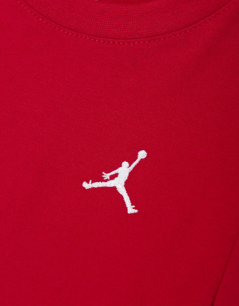 Jordan Boys Jumpman Air Embroidered T-Shirt in Red