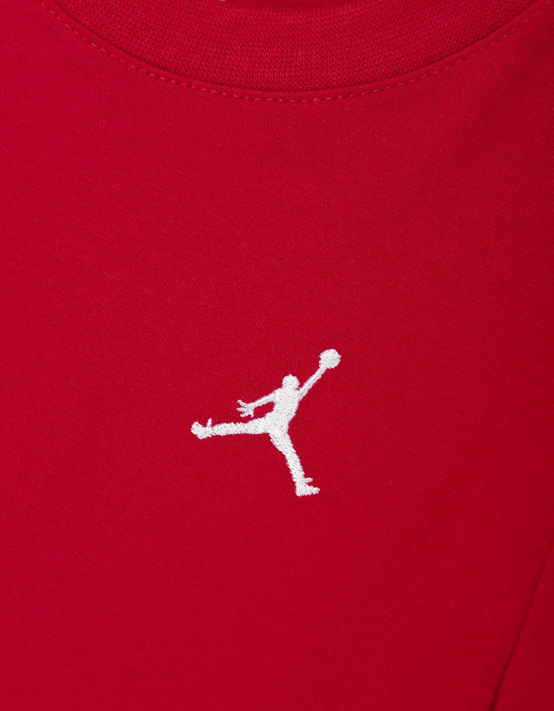 Jordan Boys Jumpman Air Embroidered T-Shirt in Red