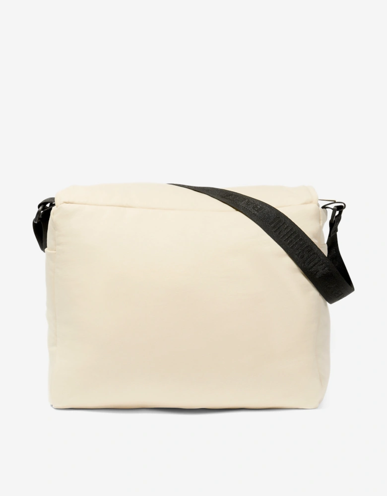 Baby Teddy Bear Logo Changing Bag in Beige (39cm)